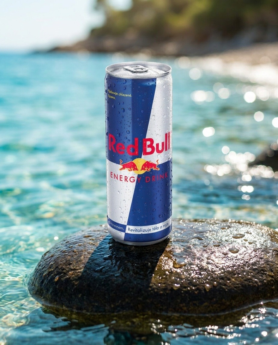 Redbull — hotový vizuál z Cvak.ai